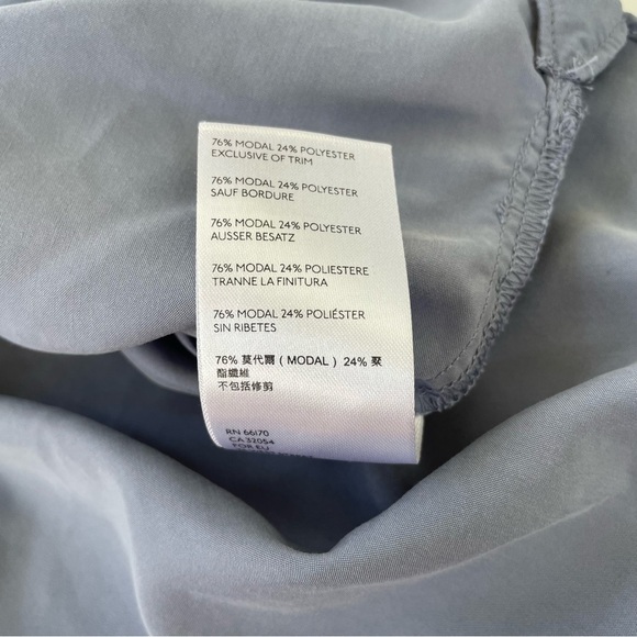 Free People We the Free Love Until Tomorrow Top Oversized Sky Blue Size Small - Picture 6 of 8